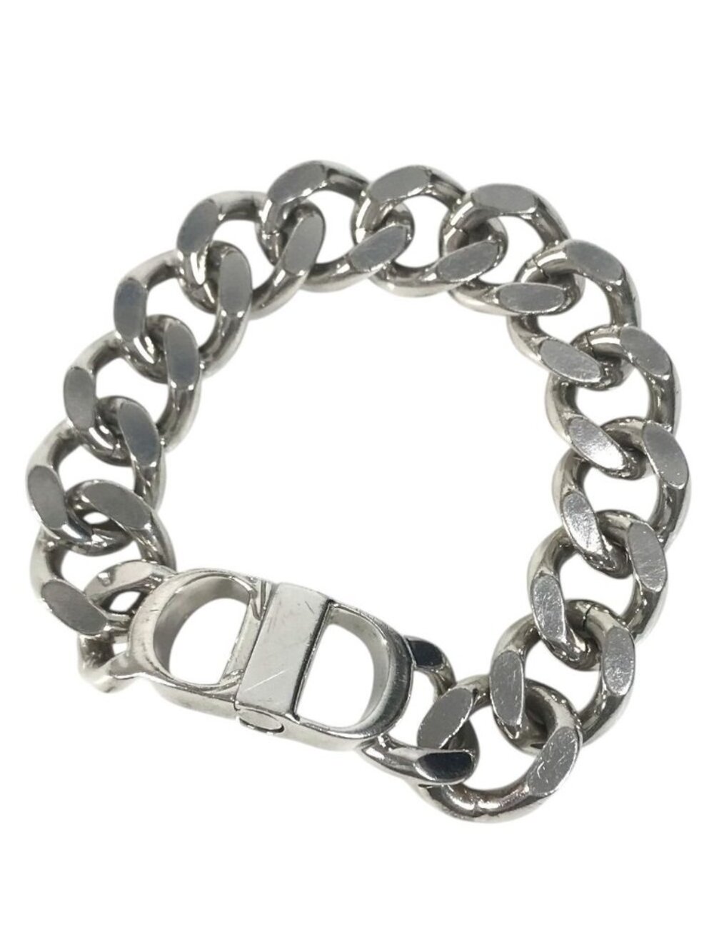 Dior Bracelet CD Logo Metal Silver